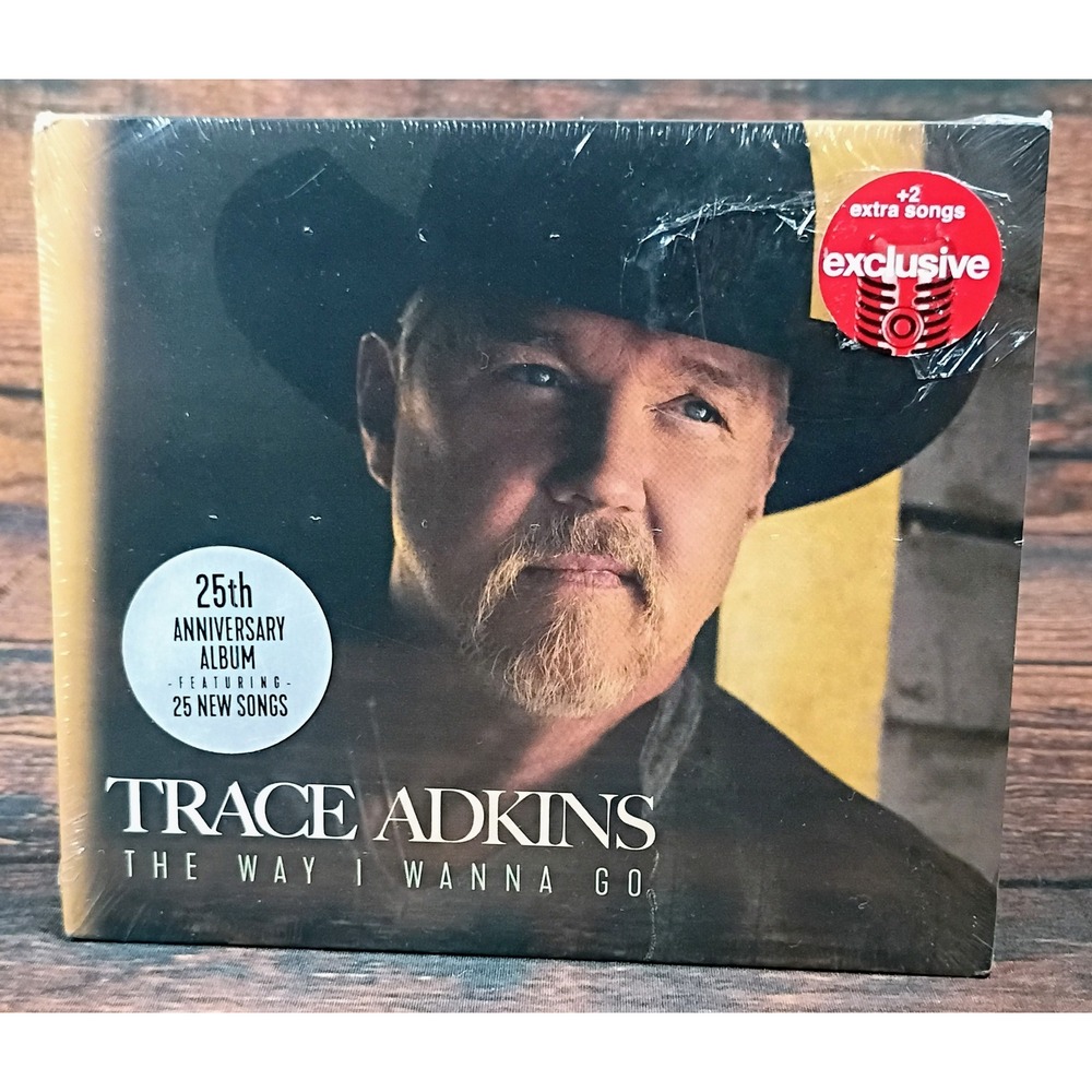 Trace Adkins The Way I Wanna Go 25th Anniversary 2 CD Target Exclusive New Seale